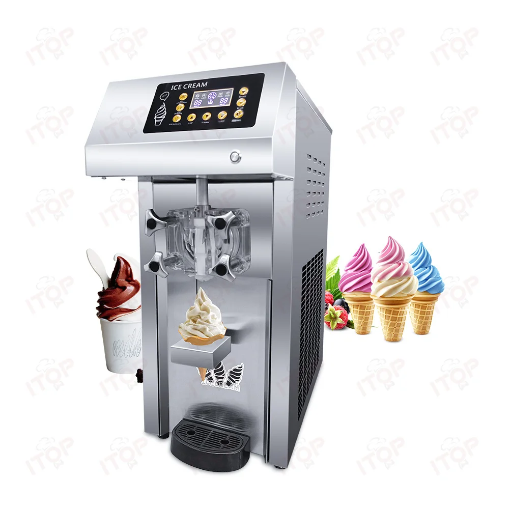 

Mini Best Commercial Auto Soft Serve Fruit Soft Serve Ice Cream Making Machine Maker