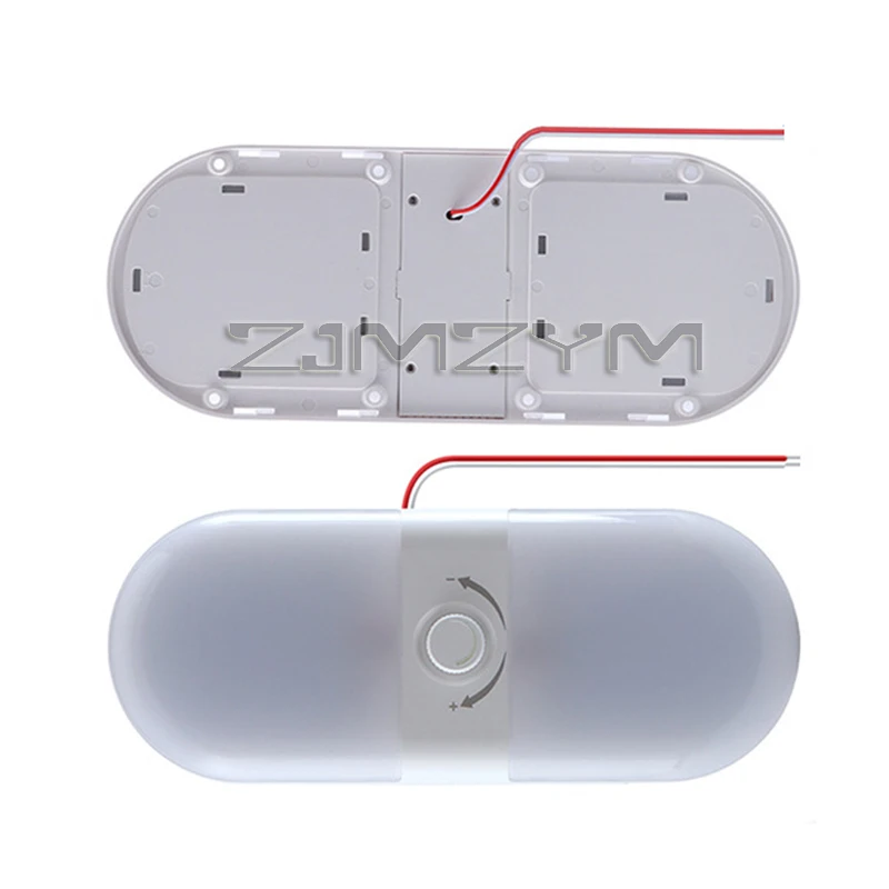 ​​​LED RV Light 3 Color Adjustable Dome Ceiling Lights For Camper Van Marine Yacht LED Car Compartment Reading Lights