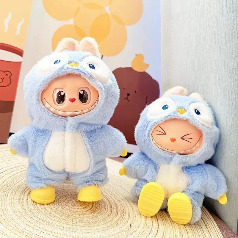 

Mini Doll Clothes Outfit Set For Labubu V1 V2/Kpop Exo Idol Sitting Dolls - Cute Plush Party Clothing Diy Accessories Gift