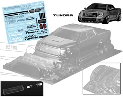 1/10 PC RC shell body Tundra Pickup truck 200mm larghezza classic pony car trasparente shell body per 3RAICNG mst yokomo hpi hsp