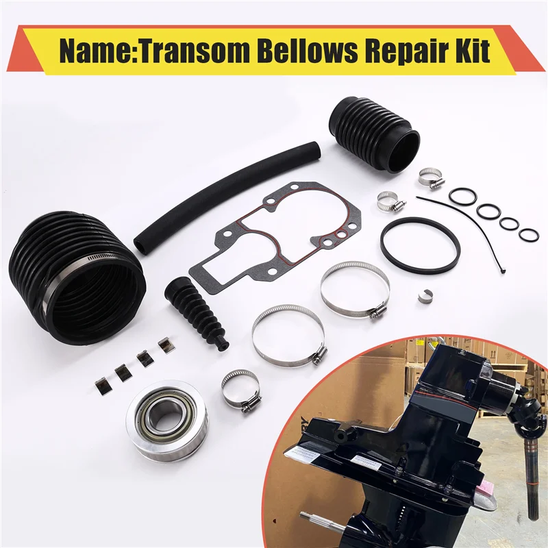 

Transom Bellows Seal Repair Kit Exhaust Bellows 30-803099T1 For Mercruiser Alpha 1 Gen 2 1983-1990