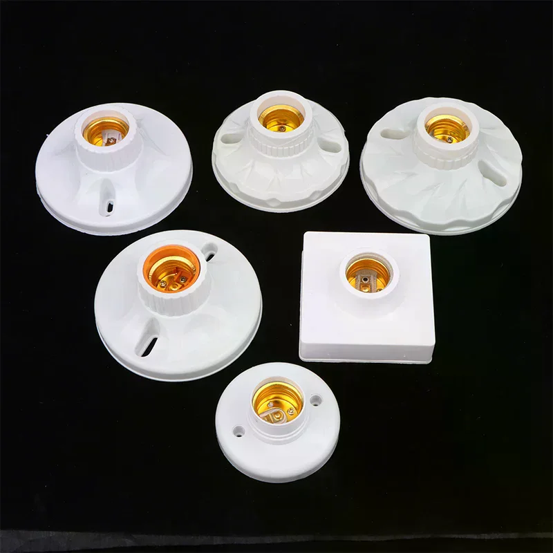 Cutting-Edge E27 Lamp Socket, High Heat Resilient Ceramic Light Bulb Holder