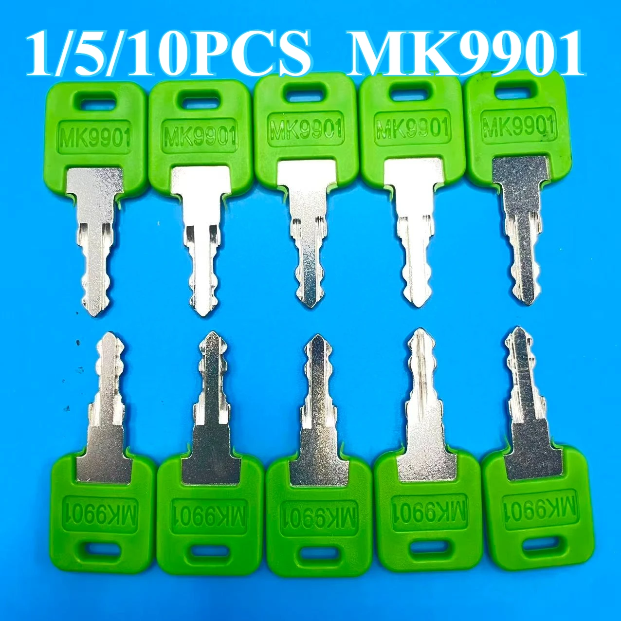 1/5/10PCS RV Camper Key MK9901 6601 Replace For FIC Motorhome Master Green CF HF EF Codes Series