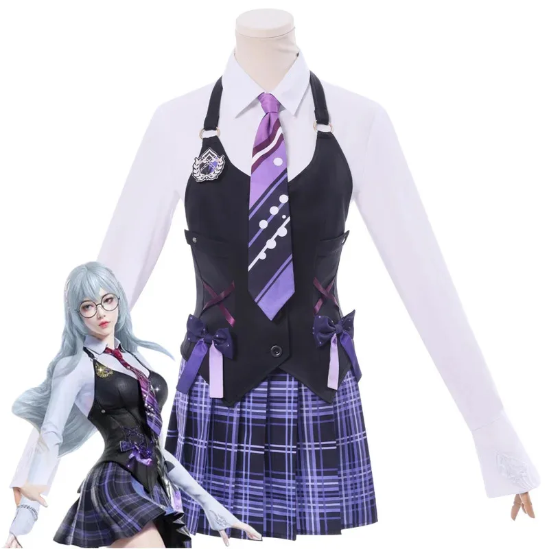 Игра Naraka: Bladepoint Tarka Ji Косплей Костюм Весна Мелодия Япония Южная Корея JK Школьная форма Парик Женские сексуальные костюмы для вечеринок; 2k
