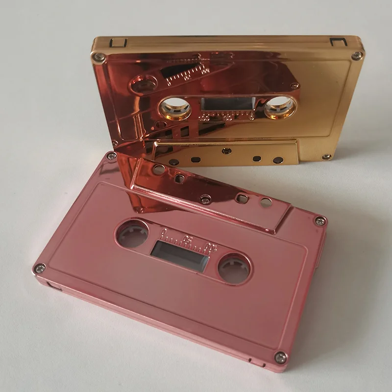 Gilded Electroplated Blank Audio Tape Standard Cassette Blank Tape Player Empty Magnetic Audio Tape For Speech Music Recording