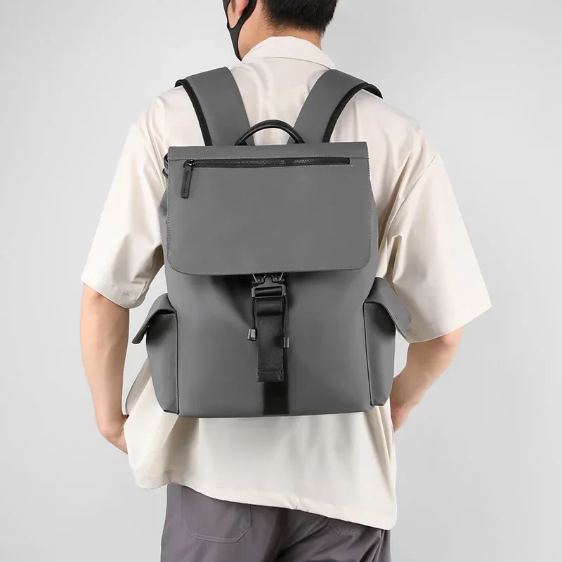 Simple and trendy Korean casual bag, business high-end backpack, computer bags short distance travel backpacks men's mochilas 가방