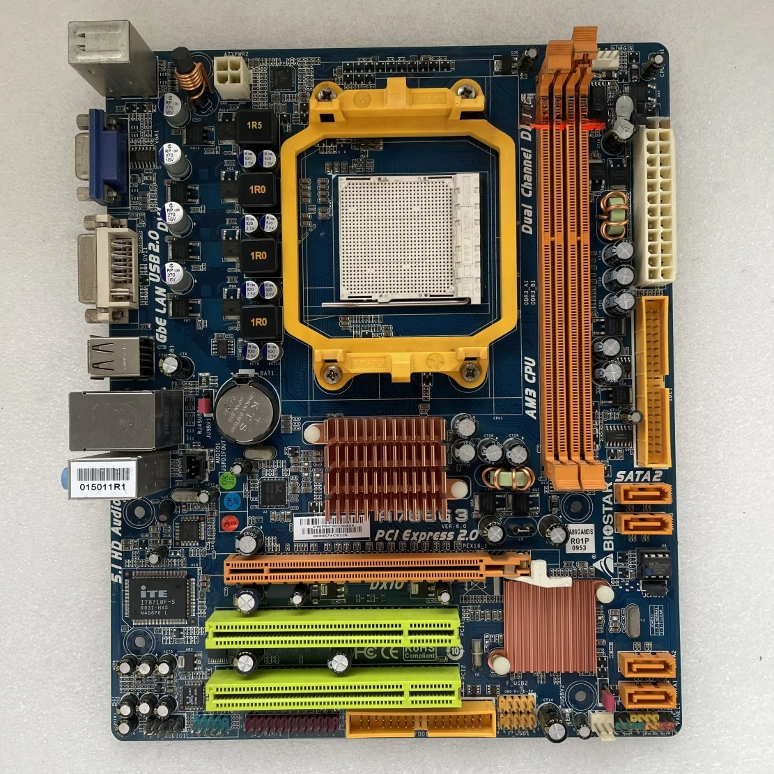 ForBIOSTAR/A785G3 DDR3 computer AM3 main board DVI integrated small board COM desktop