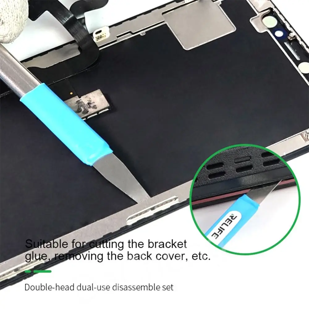 5PCS/Set Double-Headed Screen Crowbar Hand Tools Maintenance Tool Screen Opening Tool Metal Metal Spudger Pry Household