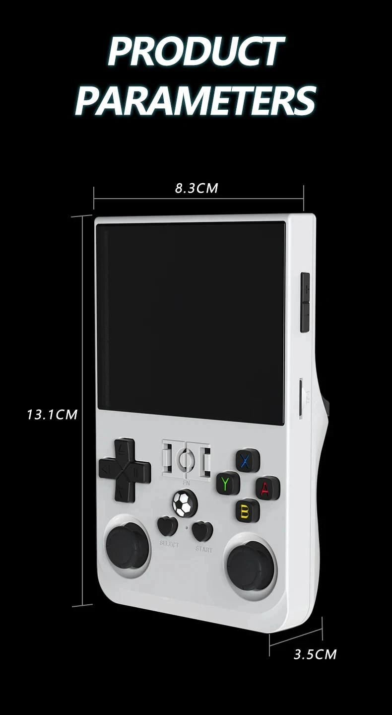 R36PRO Retro Handheld Game Console Linux System 3.5 Inch IPS Screen Portable Pocket Video Player Dual Joystick 64GB 128GB Games image 4
