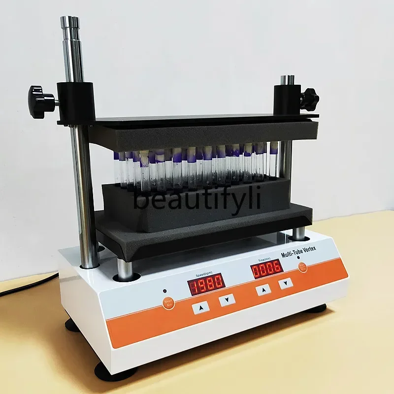 

lt6351 Qiwei Multi-tube Vortex Mixer Chemical Vortex Oscillator Digital Display Mixer Mini Handheld Vortex Mixer