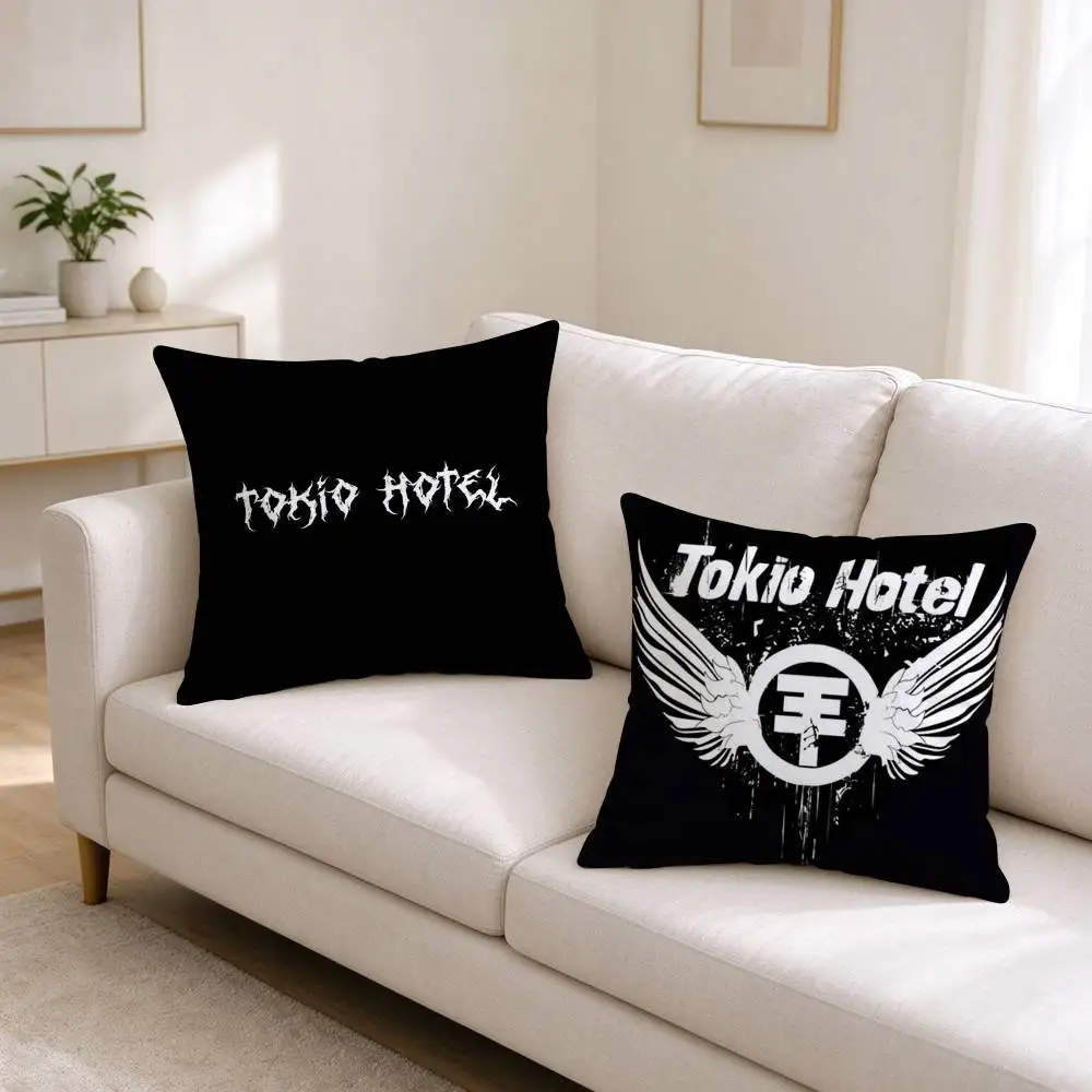 R-Rap Icon Lil Peep  Square Double-Sided printed Pillow Case Bedroom Bedside Pillow Sofa Cushion Cover
