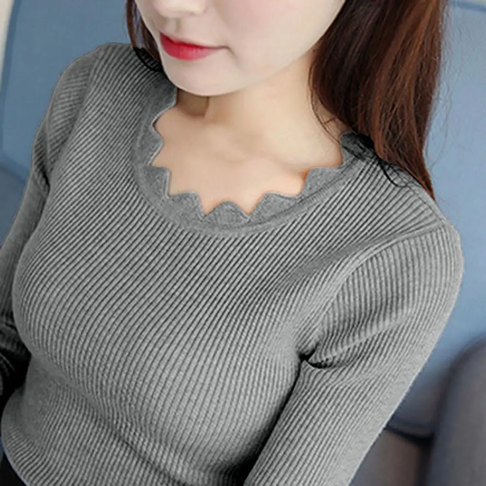 เสื้อแขนยาวถักแบบสวมศีรษะสีขาวทรงสลิมสำหรับผู้หญิงเสื้อกันหนาวผู้หญิงลำลองคอผีเสื้อจัมเปอร์2024ฤดูใบไม้ร่วงฤดูหนาว