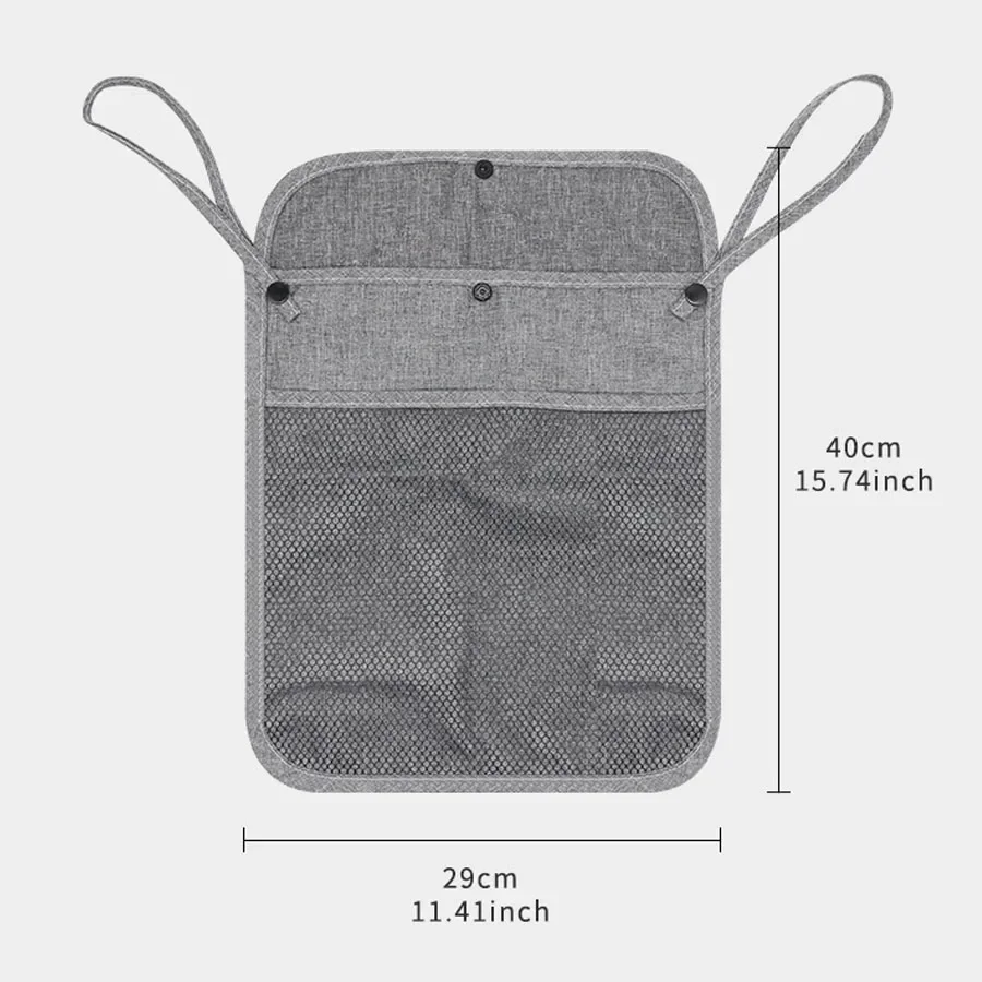 ベビーカー収納袋ベビーカート屋外ポータブルハンギングバッグ大容量ダブルポケットママオーガナイザーメッシュバッグ