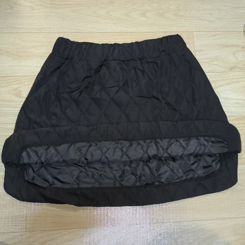 

Windproof Skirts Women A-line Retro Elegant Casual Pure Temperament Comfortable Autumn Lightweight Harajuku Elastic Waist Faldas