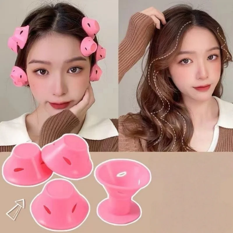 

Mushroom Hair Curler Soft Silicone Heatless Hair Curler Twist Hair Rollers Clips No Heat Hair Curls DIY Hair Styling Tools