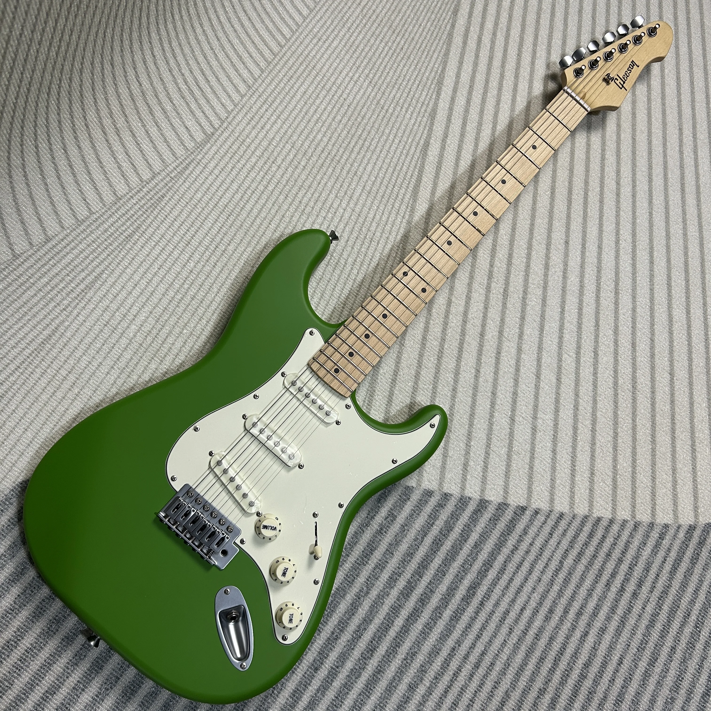 Gleeson GST Green Electric Guitars Matte Finish Mahogany Body Maple Fretboard