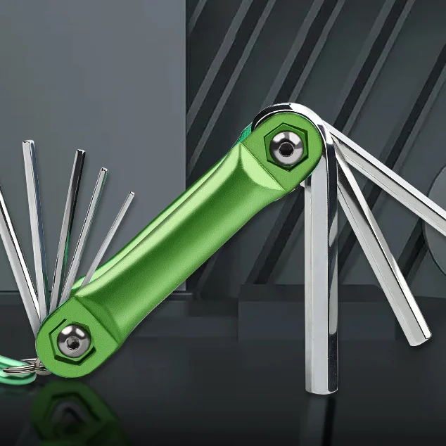 

8pc Pocket Size Folding Screwdriver Hex Bit &Torx Bit Repair Key Set Tool Made Of High Carbon Steel