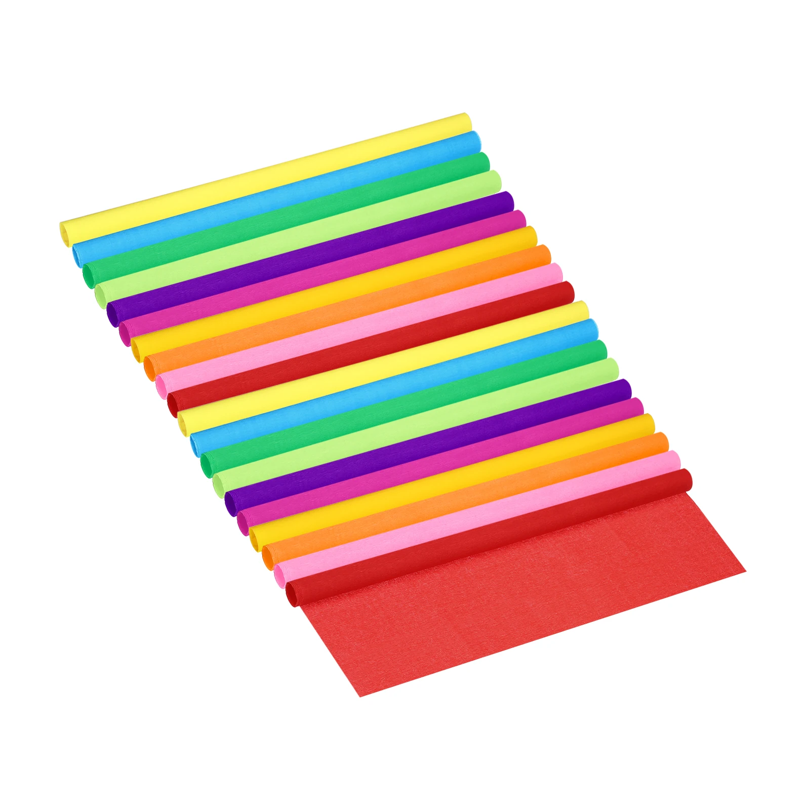 

Crepe Paper Roll 20" Width Soft Paper Streamer Sheet for Craft Flower Making Wrapping Party Birthday Wedding Decoration Ornament