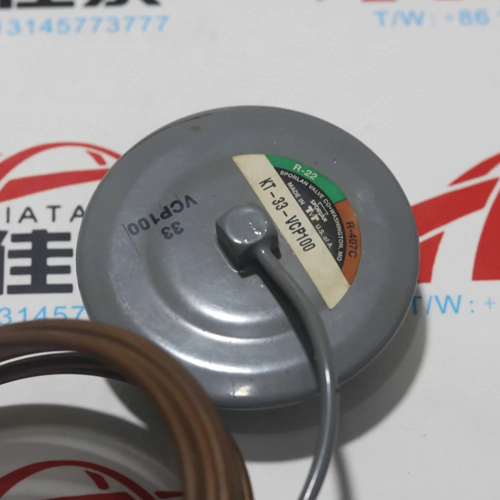 KT33VCP100 Sporlan expansion valve KT33 power head KT-33-VCP100