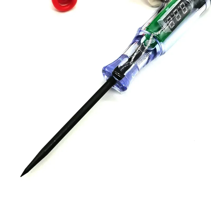 Stylo testeur de Circuit automatique 6V-24V-sonde de tension de camion de voiture pour ampoule, outil de Diagnostic avec pince crocodile