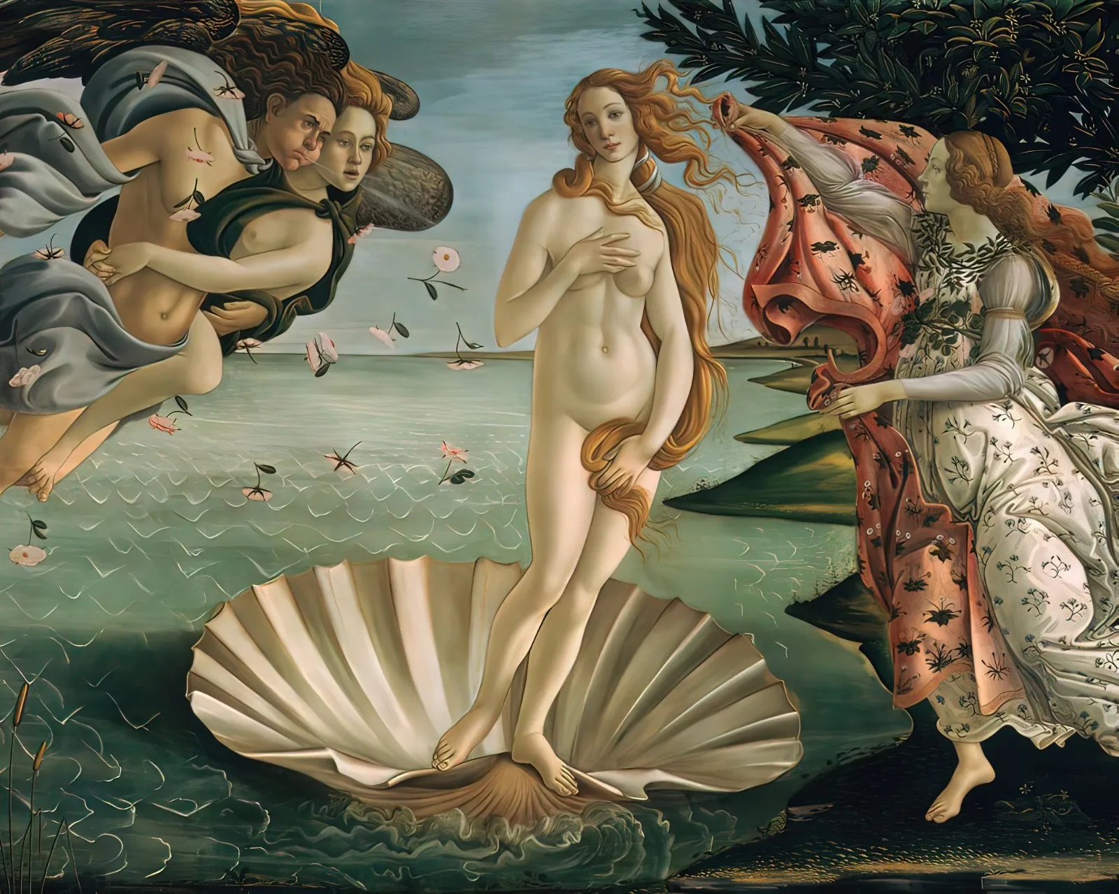 Sandro Botticelli De geboorte van Venus Renaissance POSTER Wandkunst Home Decoratief schilderij
