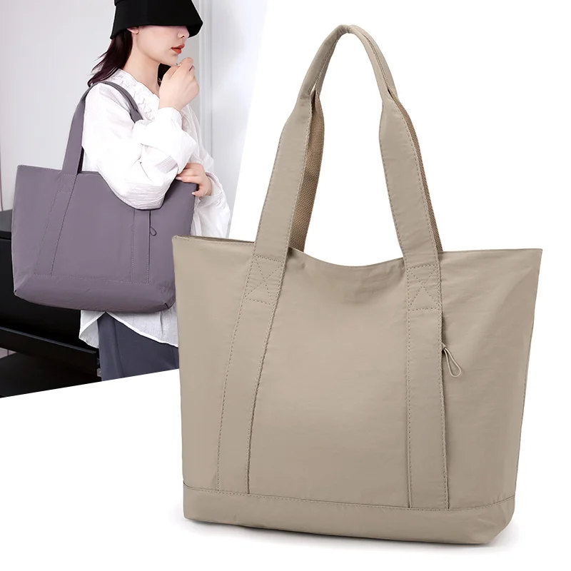 

New Faionable Large Capaci Single oulder Waterproof Tote Bag for Women Student Commuting Traveling op Bag
