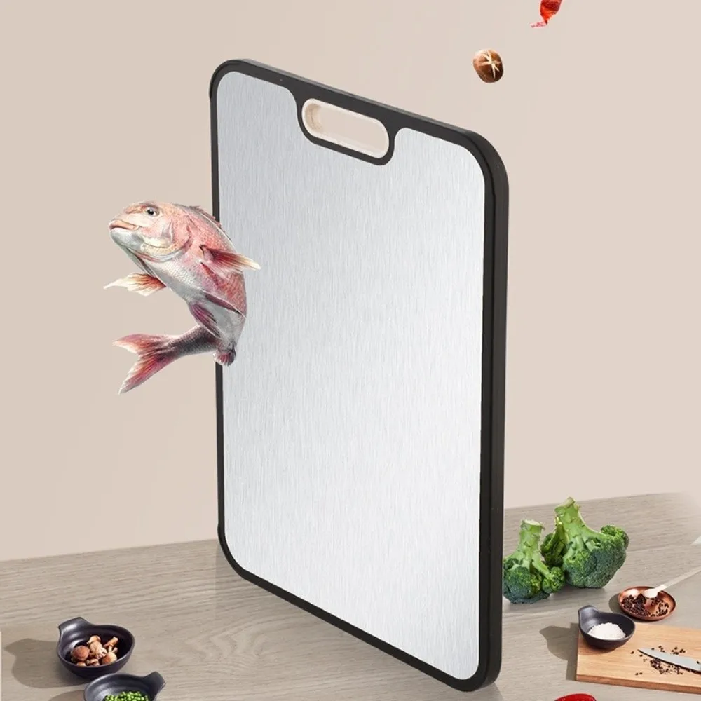 

Stainless Steel Cutting Board Double Sided Cut Vegetables Meat Chopping Board Anti-mold Cooking Tools Cutting Boards Mats