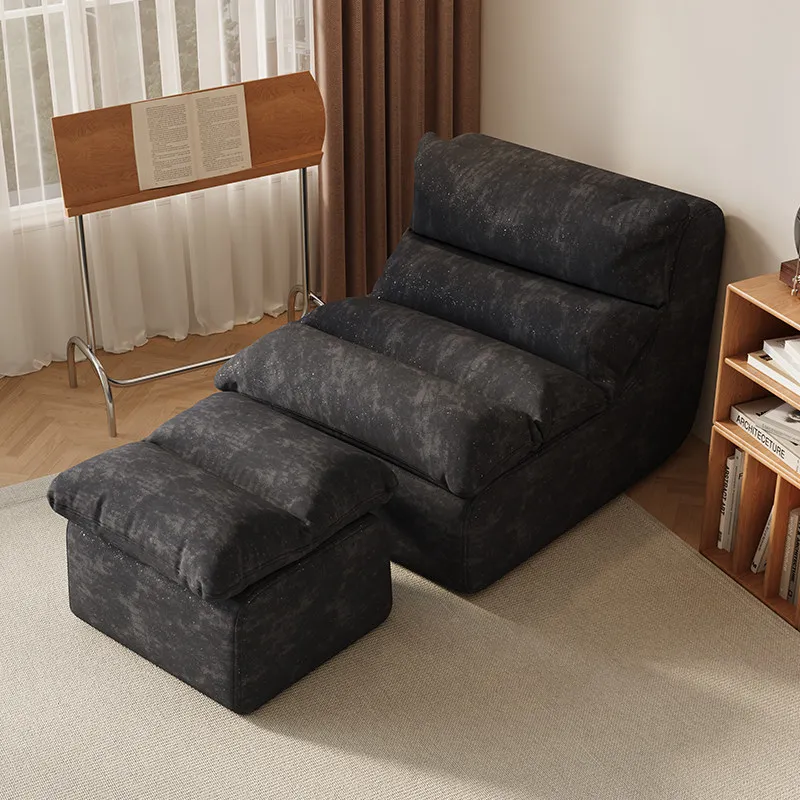 Modern urban family small apartment comfortable lazy single leisure sofa living room bedroom