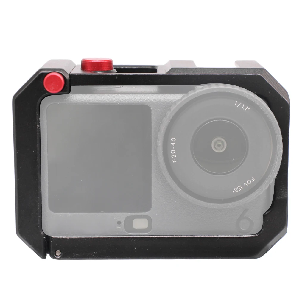 Jaula de Metal para DJI Osmo Action 6, con soporte de zapata fría, marco protector de aleación de aluminio, funda de montaje para cámara, accesorios Action6