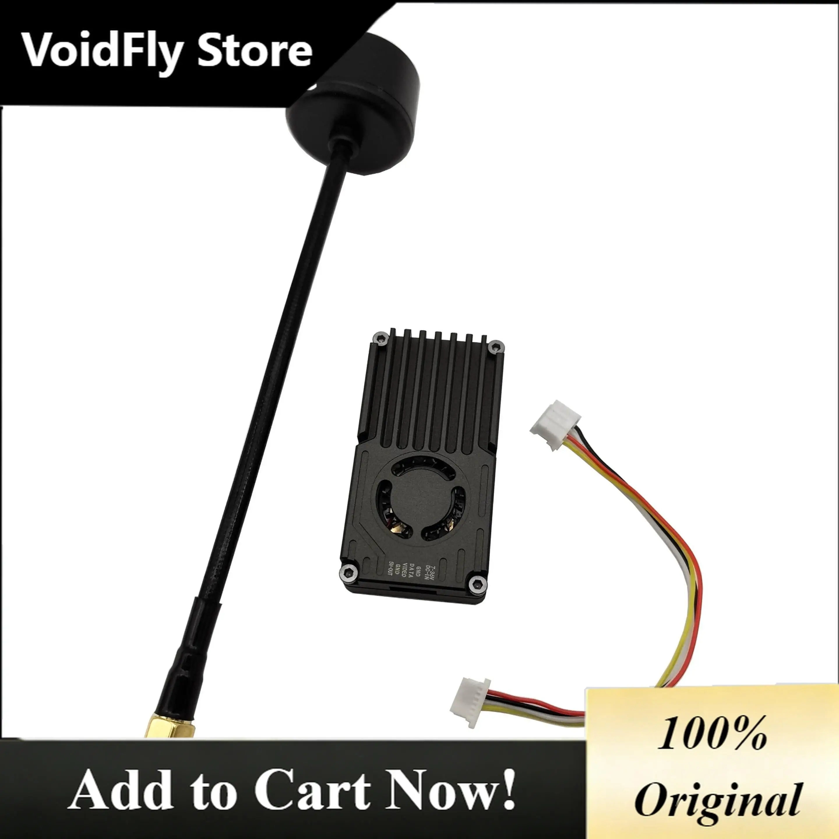 VoidFly 3.3G VTX 2.5W 16CH Wireless Analog Video Transmitter Support 20*20MM Install Remote Transmission Accs Unmanned Aerial Ve