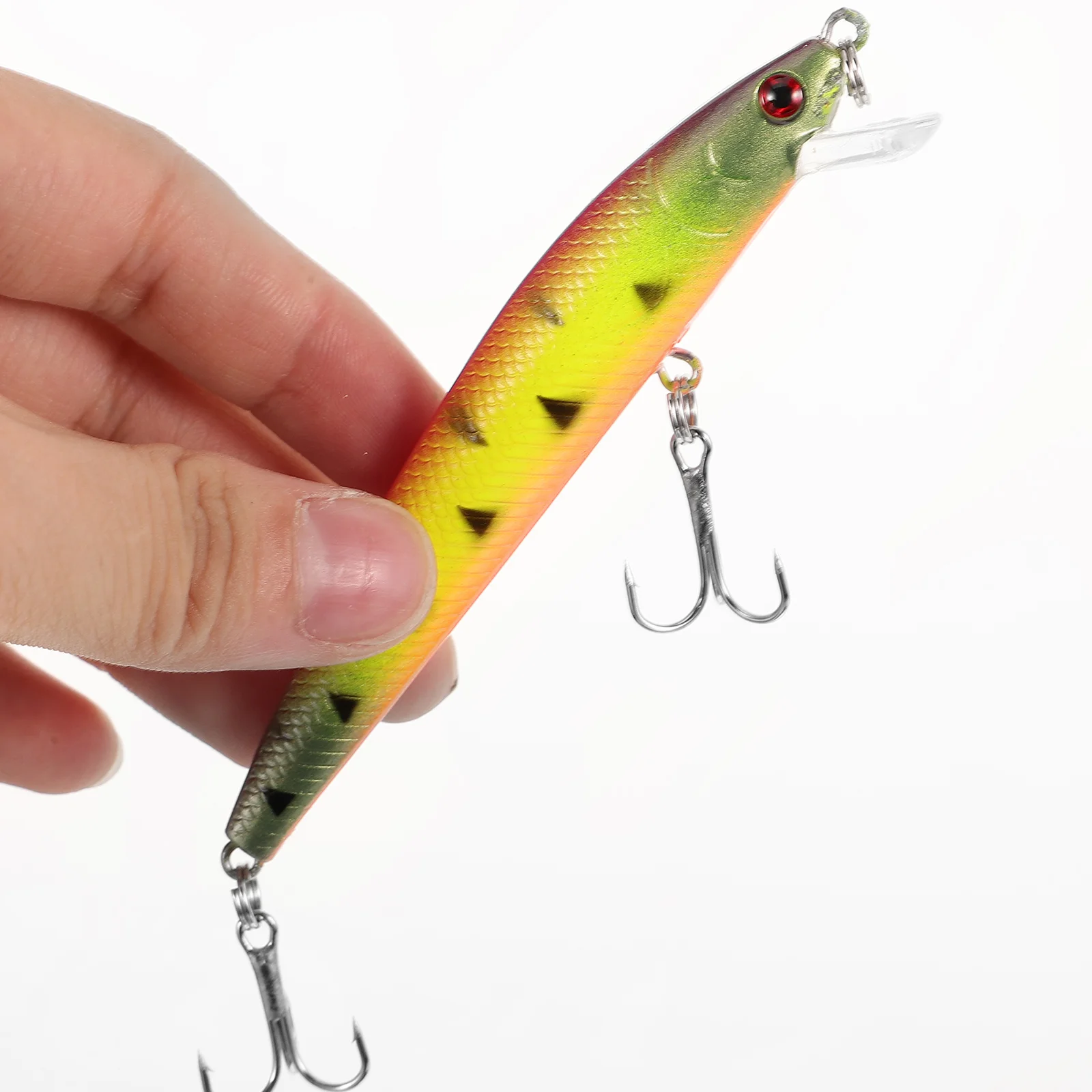 

4pcs Fake Bait Fishing Lures Lightweight Supplies Outdoor Tool Trout Simulation Plastic Vivid Colors Durable AntiBite Reusable