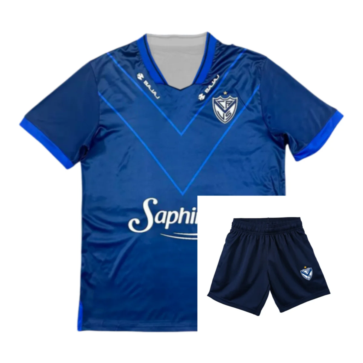 Conjunto Deportivo Informal de Verano para Entrenamiento de Fútbol al Aire Libre 2026 Vélez Sarsfield, Conjunto de Camiseta y Pantalones Cortos para Adultos y Niños, Transpirable y de Secado Rápido
