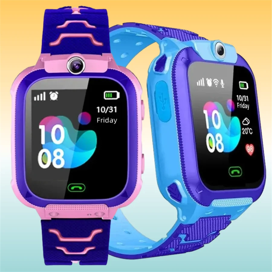 Smart Watches For Children SOS Phone Call SIM Card Electronic Kids Watch Gift For Boy Girl LBS Location Camera Photo Alarm Clock