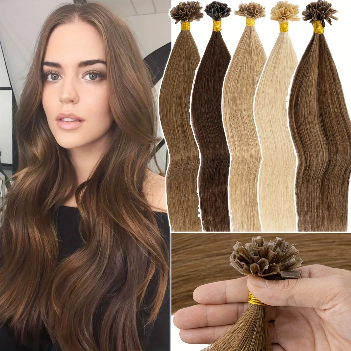 30 جرام مستقيم الإنسان الانصهار الشعر مسمار U تلميح آلة صنع ريمي شعر مستعار بشري مسمار تلميح آلة صنع الشعر التمديد الطبيعي