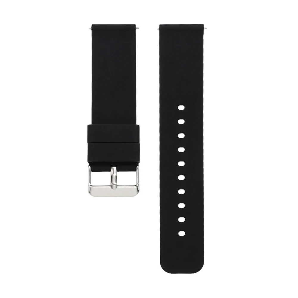 Weiches Silikon-Uhrenarmband 12mm 14mm 16mm 18mm 19mm 20mm 21mm 22mm 24mm Schnellwechsel-Uhrenarmband für Herren Damen Universelles Armband