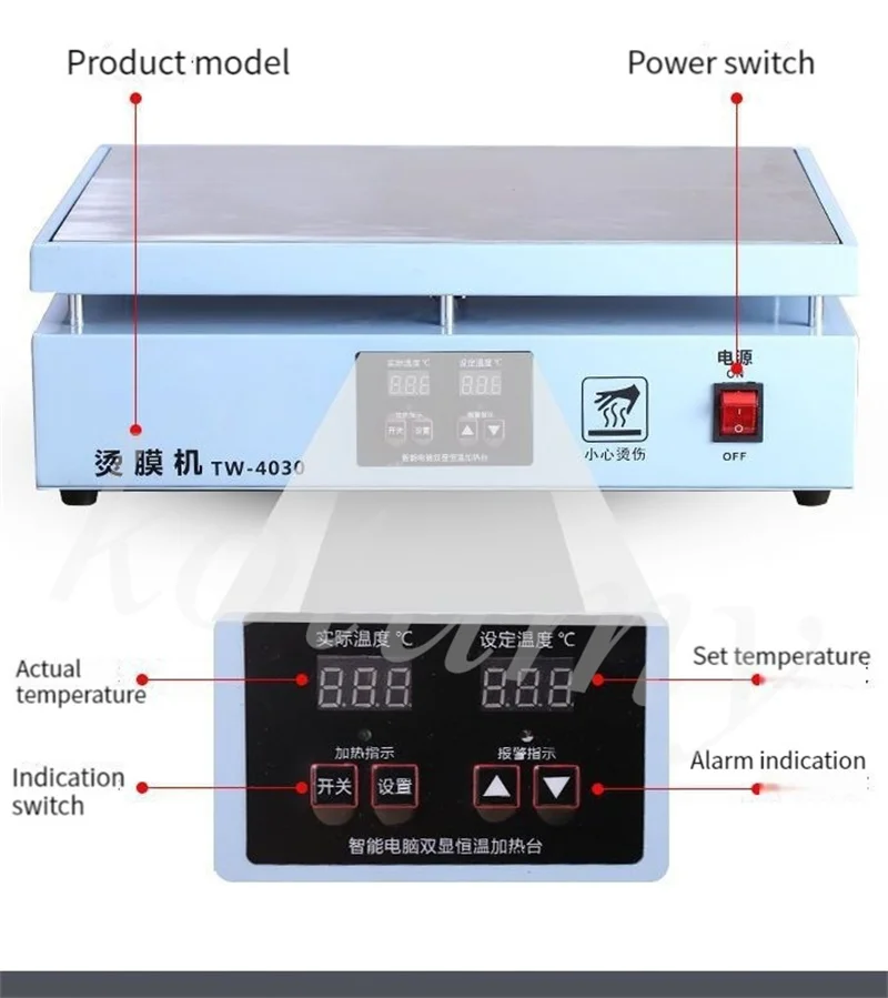 Manual Film Heat Shrink Wrapping Machine Tea Gift box Heat Shrinkable Film Sealer Automatic Blister Machine