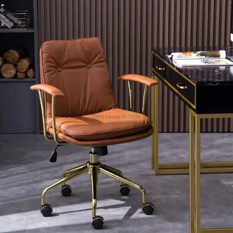 رفع الكمبيوتر الفاخرة Stoelen كراسي مكتب كراسي مكتب مريح الأثاث مكتب المنزلية قطب تصميم مريح مكتب WZ50OC