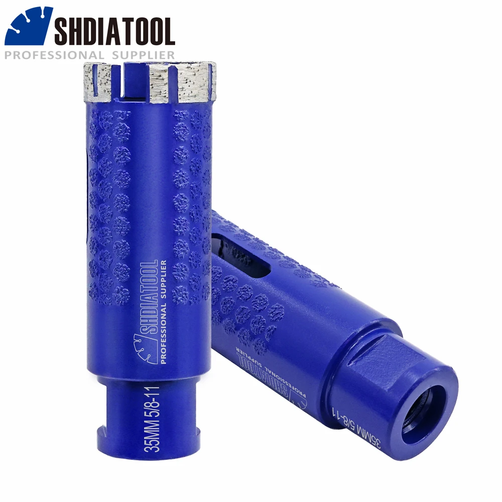 

SHDIATOOL 1/2Pcs Dia35mm Diamond Drill Core Bit Marble Granite Quartz Hole Opener With 5/8-11 Connection Drilling Crow Bits