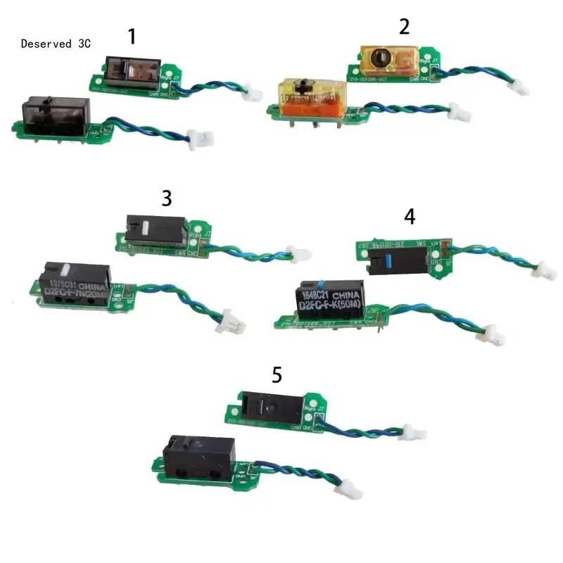 for G900 G903 Mouse Micro Button Board Cable for Kailh GM8.0/TTC80M 2PCS