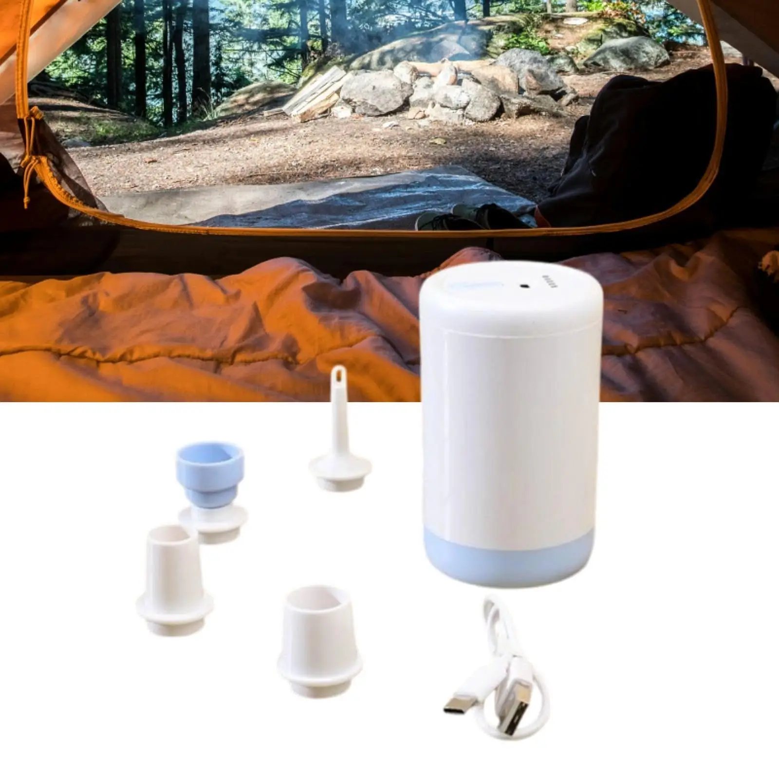 Electric Air Pump Inflate and Deflate Air Pump for Vacuum Storage Bags Inflatable Cushion Swimming Rings Air Mattress Pool Float