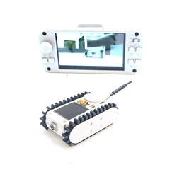 RC Tank Wireless Video Sound Trolley Pipeline Robot Crawler 3D Chassis Mount Truck Teaching Robot Chassis for ESP32 Robotic Car