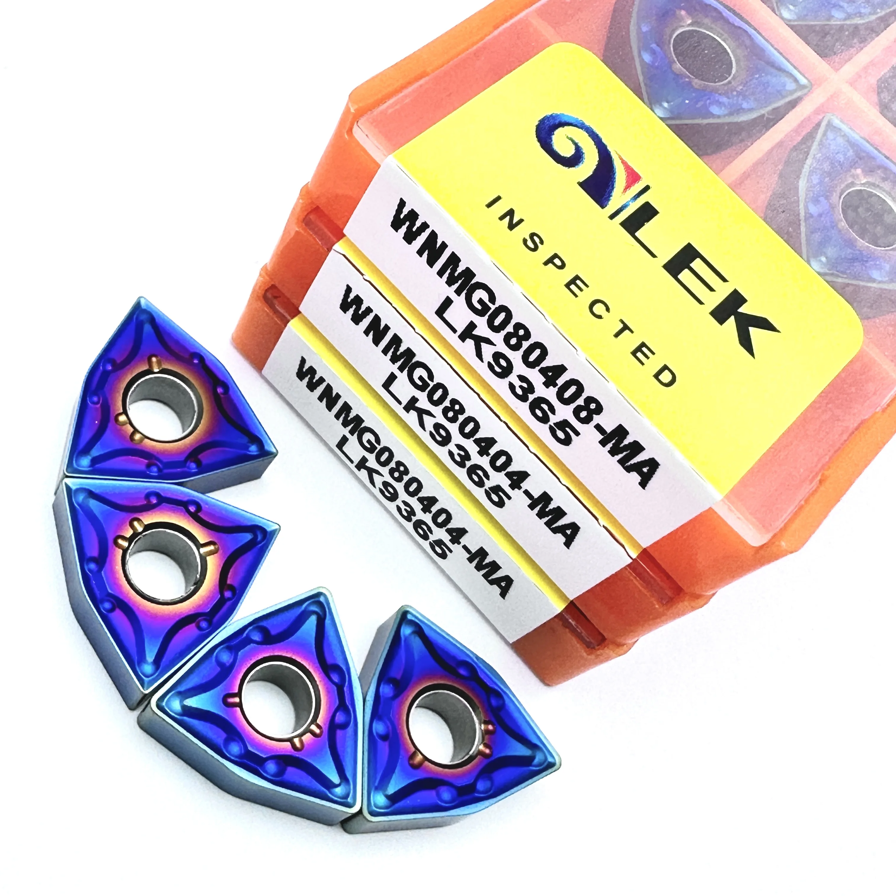 

WNMG080404 WNMG080408-MA/MS LK9365 Carbide Inserts External Turning Tool CNC turning insert Cutting tool Steel processing