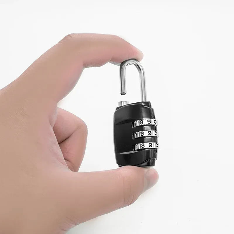 4 أرقام الطلب قفل بكلمة مرور مزيج حقيبة الأمتعة رمز معدني أقفال كلمة المرور قفل السفر الآمن مكافحة سرقة Cijferslofبند #5