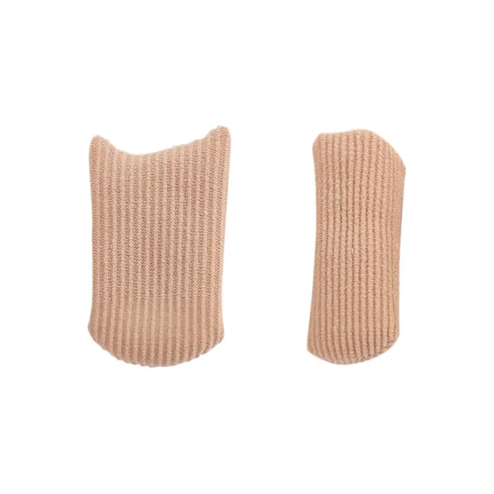 2pc Soft Foot Silicone Cap Finger Toe Blister Pain Relief Toe Protector Foot Care Elastoplast