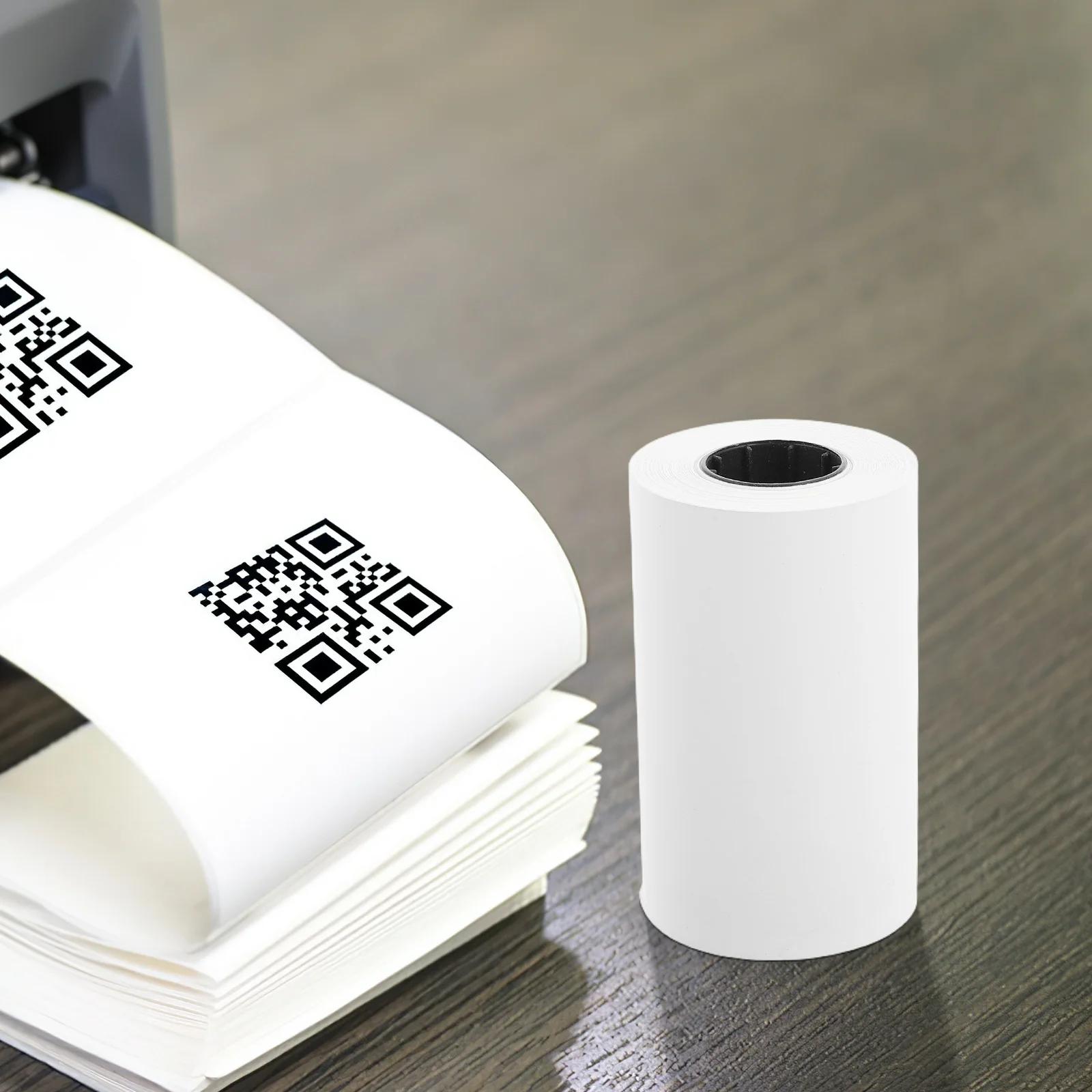 1 لفة ورق حراري 80 مللي متر × 60 متر لبطاقة الائتمان ماكينة تسجيل المدفوعات النقدية Pos استلام الطابعة مطعم طابور نظام إضافة آلة العرض