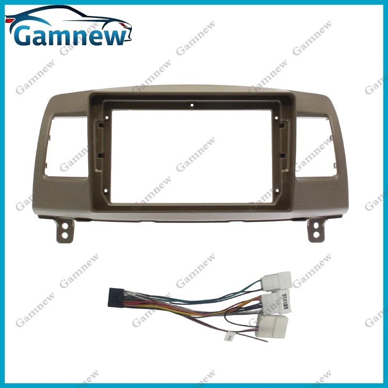 9 Inch Car Frame Fascia Adapter Cable Wire Android Radio Dash Panel Kit For Toyota Mark 2 (X110) 2000-2007, Verossa 2001+