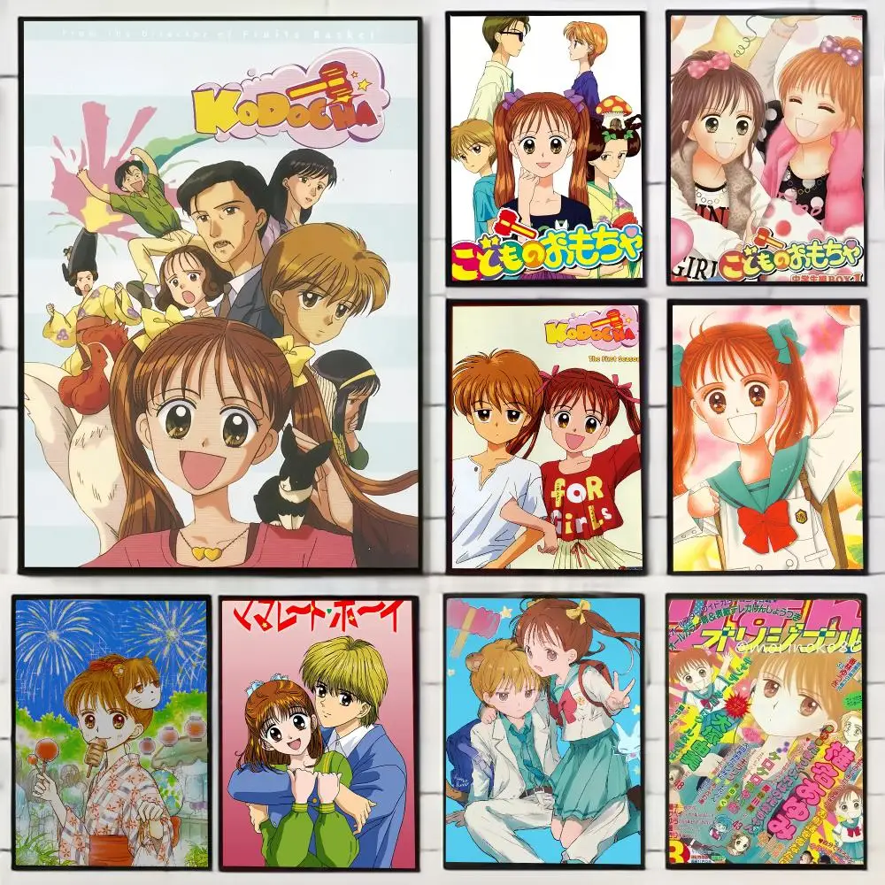 Anime Kodomo no Omocha Painting Calligraphy Stylish Wall Art Poster, Bedroom Living Room Home Decor Gift