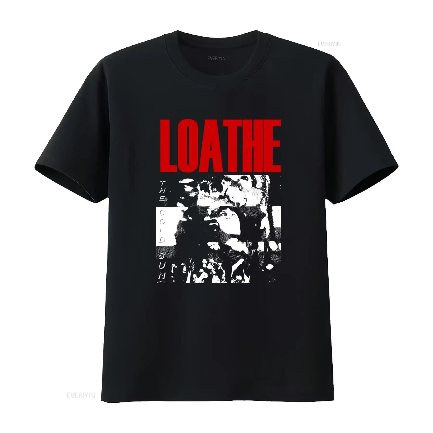 Band Loathe The Cold Sun Album T Shirt for Adult Made of Cotton UU1034 vintage Washed Casual Stylish Breathable streetwear Soft