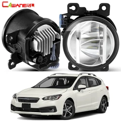 2 X Upgrade Fog Light Assembly For Subaru Impreza 2020 2021 2022 30W 4000LM Car Front LED Fog Driving Lamp White Yellow H11