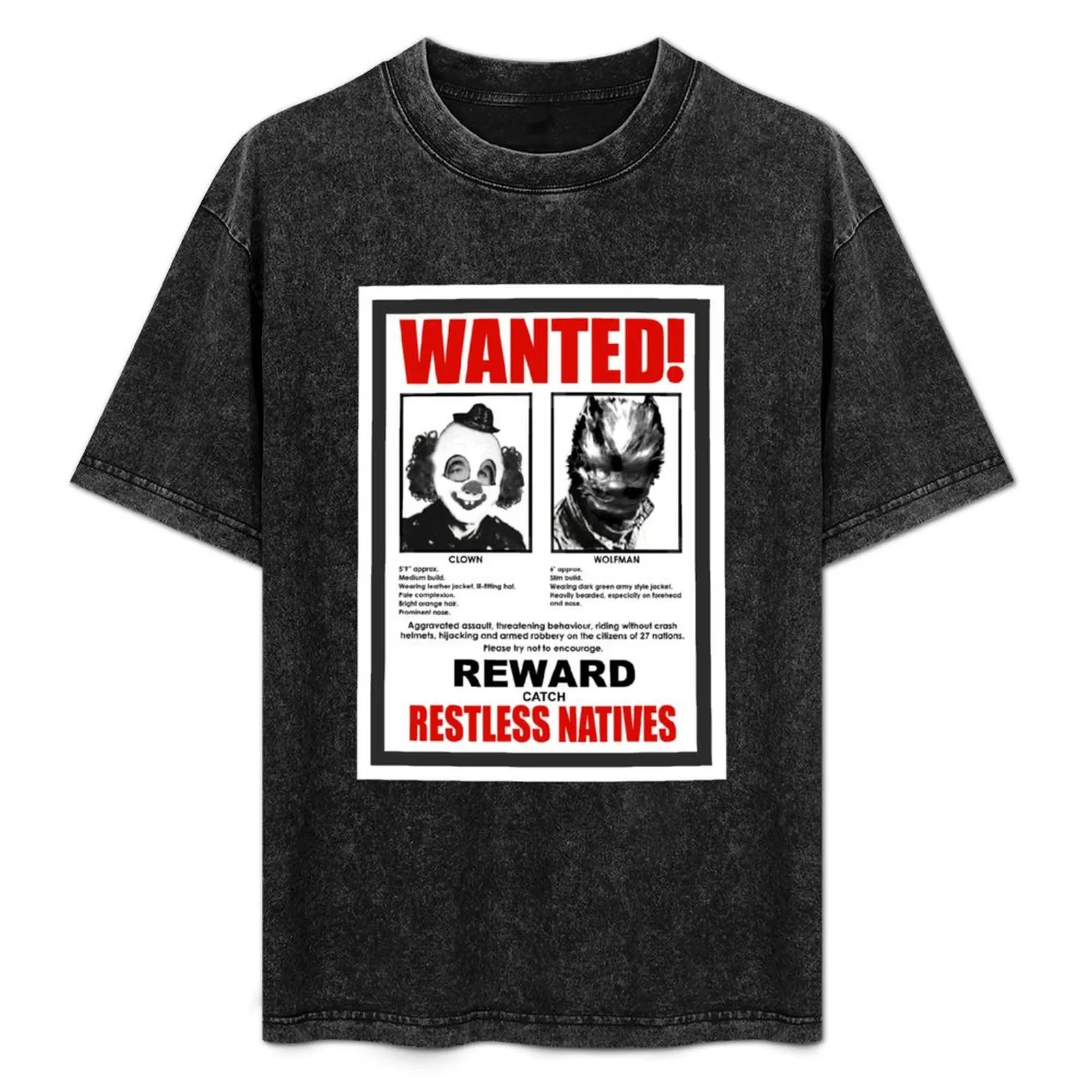 

Restless Natives T-Shirt Street Style Casual Tee Shirt